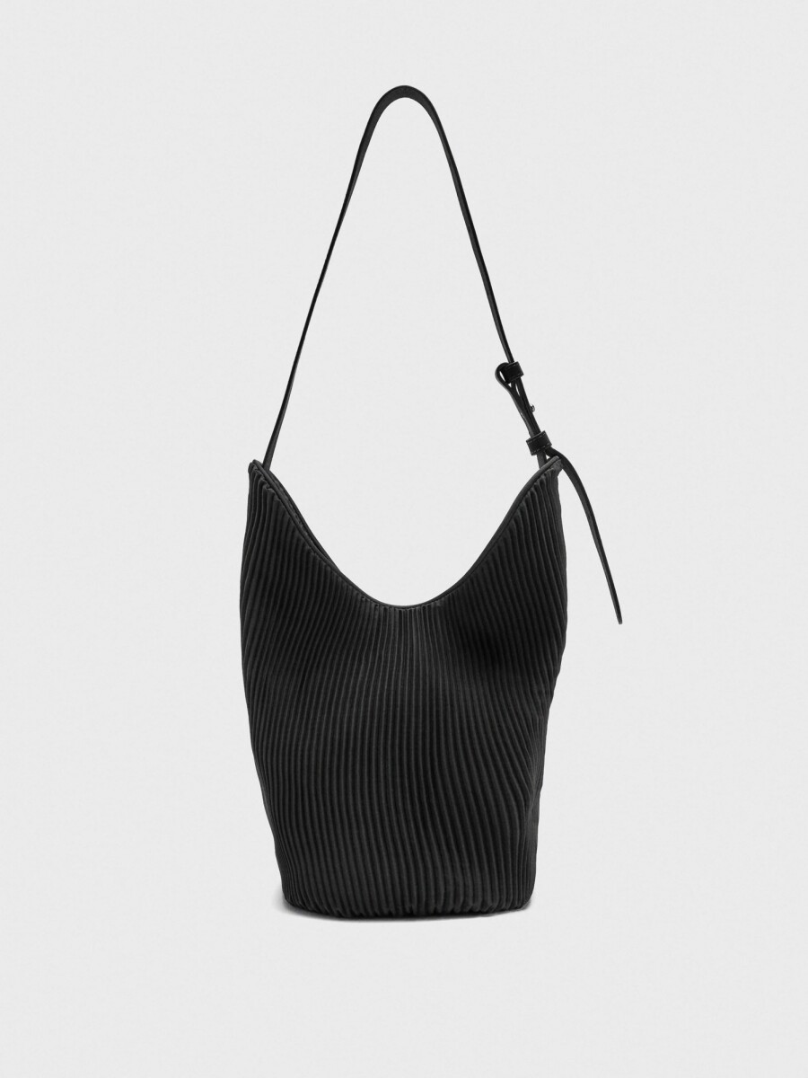 Bolso De Hombro De Nylon Bolsa Interior negro