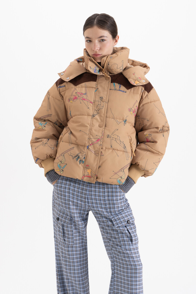 CAMPERA APRES Camel