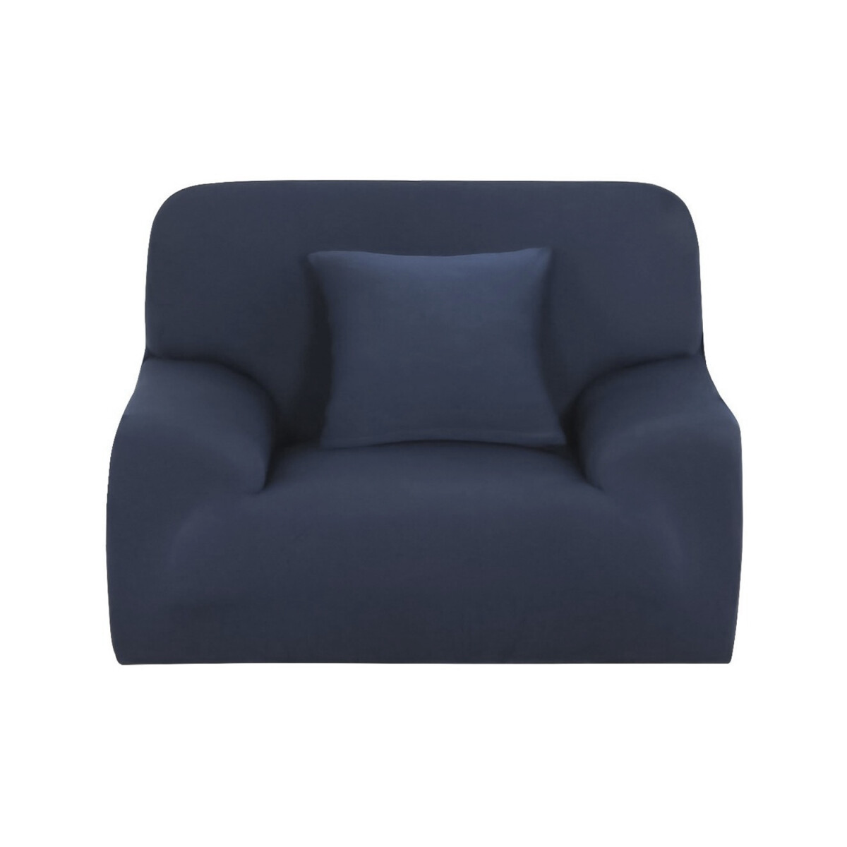 Cubre Sofa Elastico Elastizado Funda 1 Cuerpo Plaza - Variante Color Gris Azulado 2 