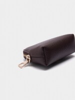Monedero Liso marron