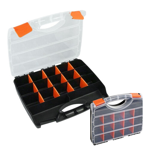 Caja Organizadora De Piezas Herramientas Portátil 30x24cm Caja Organizadora De Piezas Herramientas Portátil 30x24cm