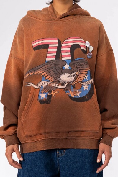 HOODIE OVER LOVELAND Cobre