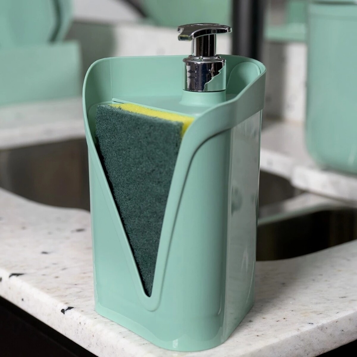 Dispensador de jabón click - VERDE MENTA 