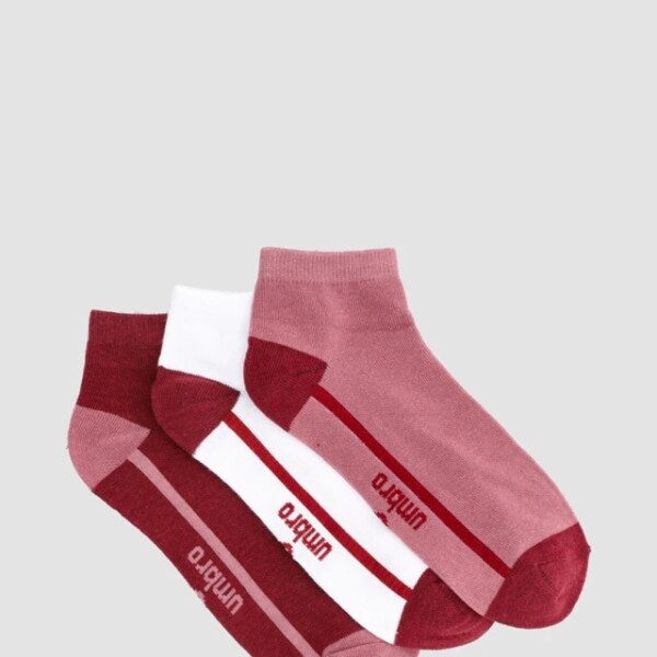 Pack x3 Media Corta Lisa Indiv. Umbro Hombre 9rw