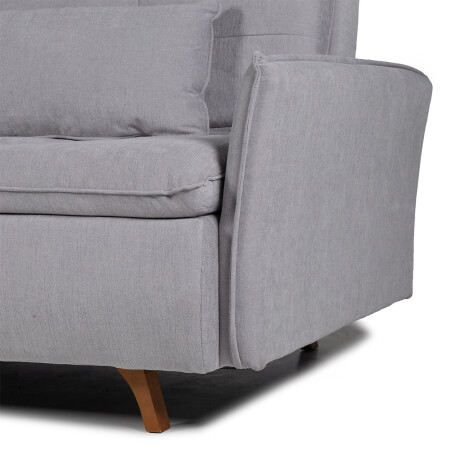 Sofá Cama Maira - C/Brazos - Tela Microfibra 10286 (Gris)
