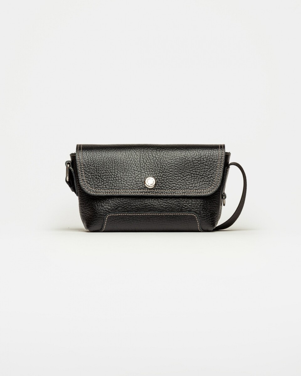 Mini bag Juliette en cuero graneado - Negro 
