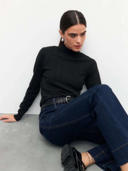 POLERA D.CASSIN PUPPET NEGRO