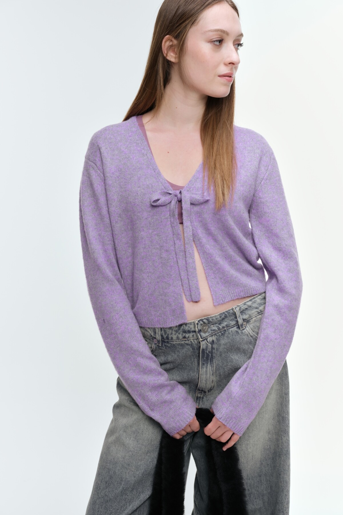 Cárdigan Aya Lavanda