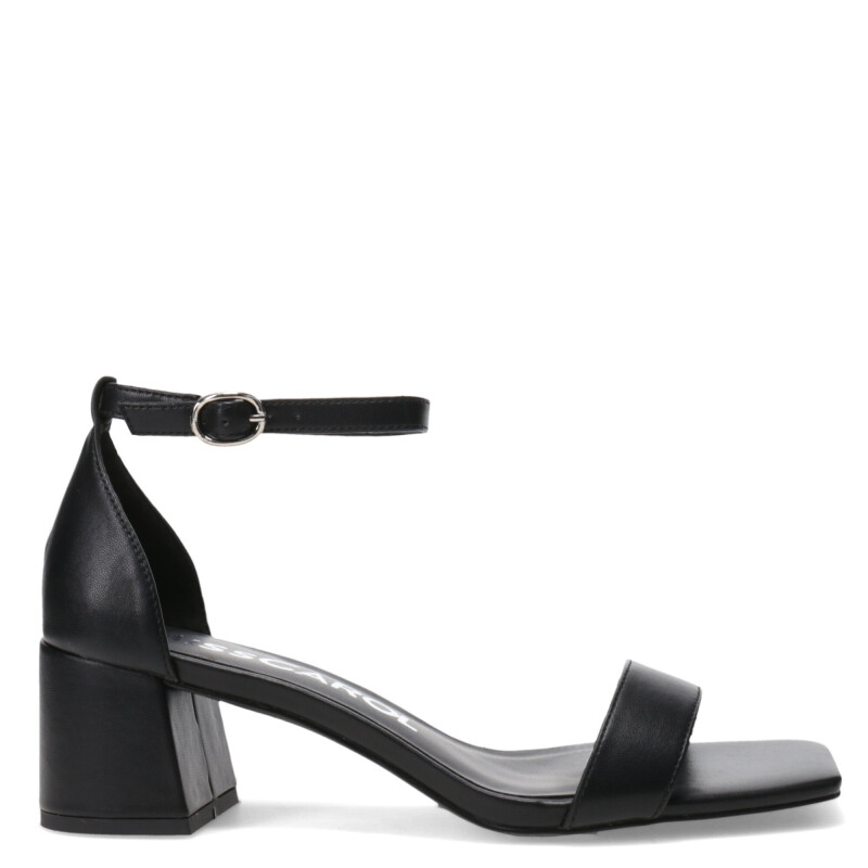 Sandalias de Mujer Miss Carol CLARAZ con taco Negro