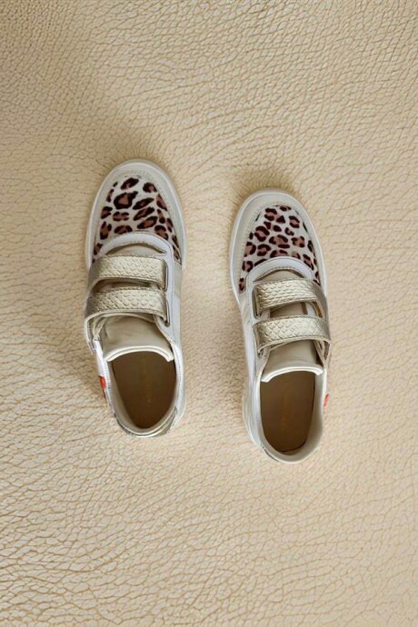 Sneakers Dallas Natural Y Print Con Arte Nude Sneakers Dallas Natural Y Print Con Arte Nude