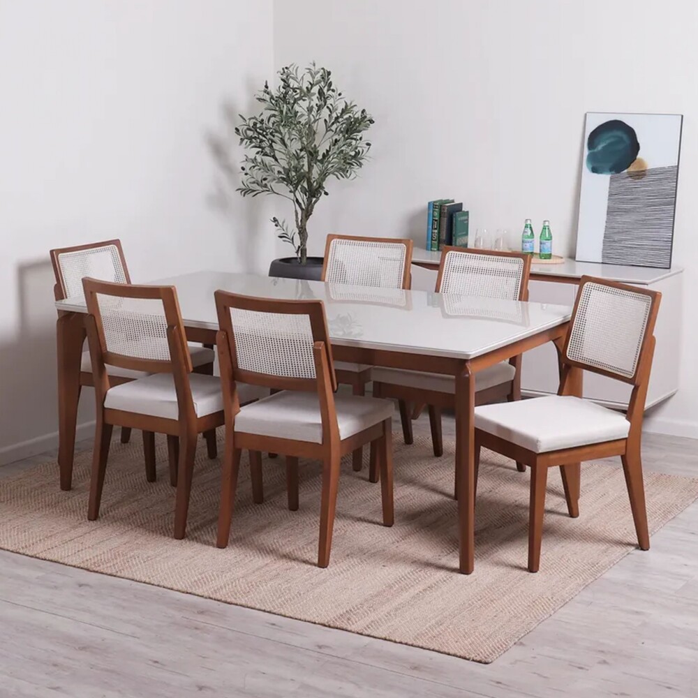 Mesa De Comedor Lauren - 180 - Linea Monaco Mesa De Comedor Lauren - 180 - Linea Monaco