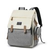 Mochila maternal SIMONA blanco gris
