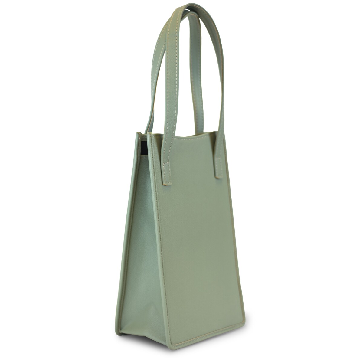 MATERA ESTILO BOLSO LIBRA - MENTA PASTEL GRANEADO FINO 