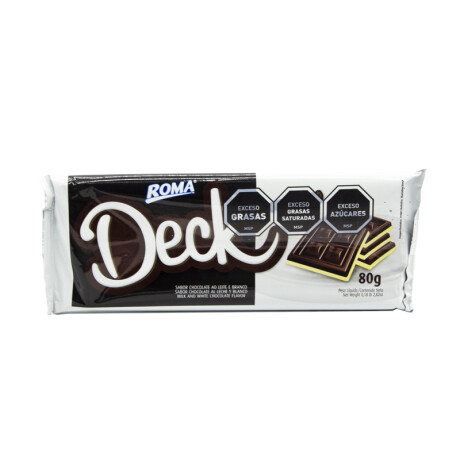 Chocolate DECK ROMA Tableta 80 gr Combinado