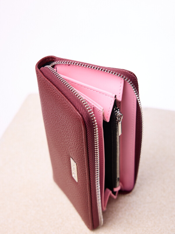 BILLETERA NOVADIW26 RUSTY Bordeaux