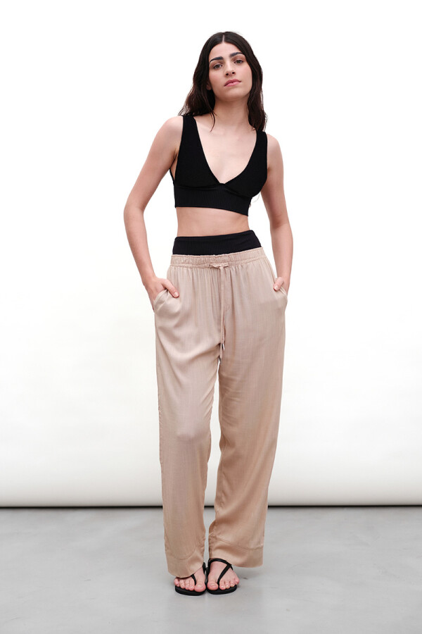 Top Liberdade – Bikini de tejido italiano con filtro UV+50 Negro