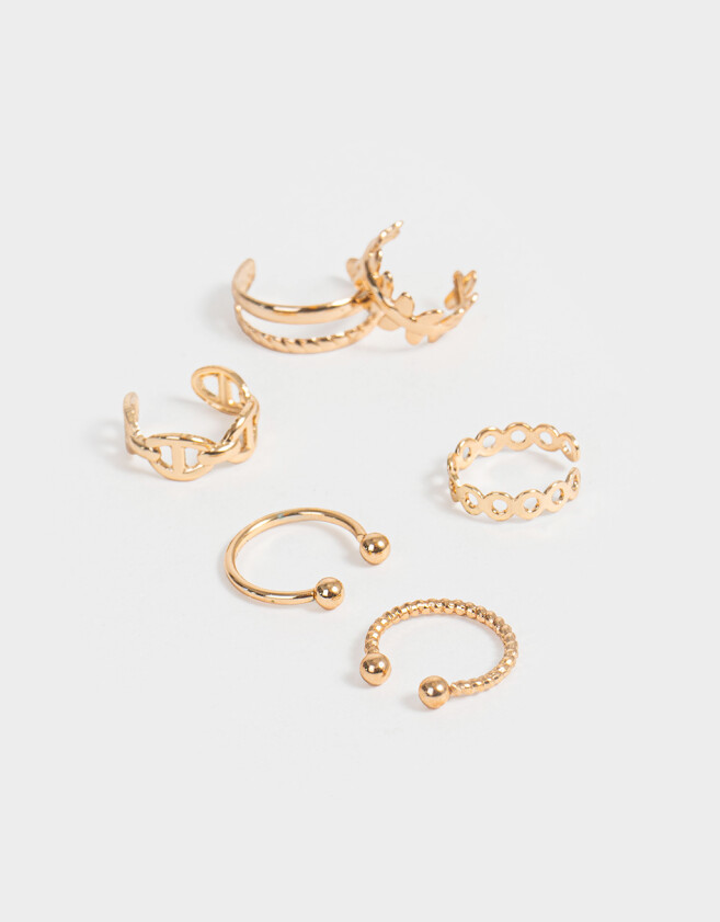 Bijou Cuff De metal Set De Earcuff - Dorado