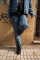 Jeans Cierre Azul