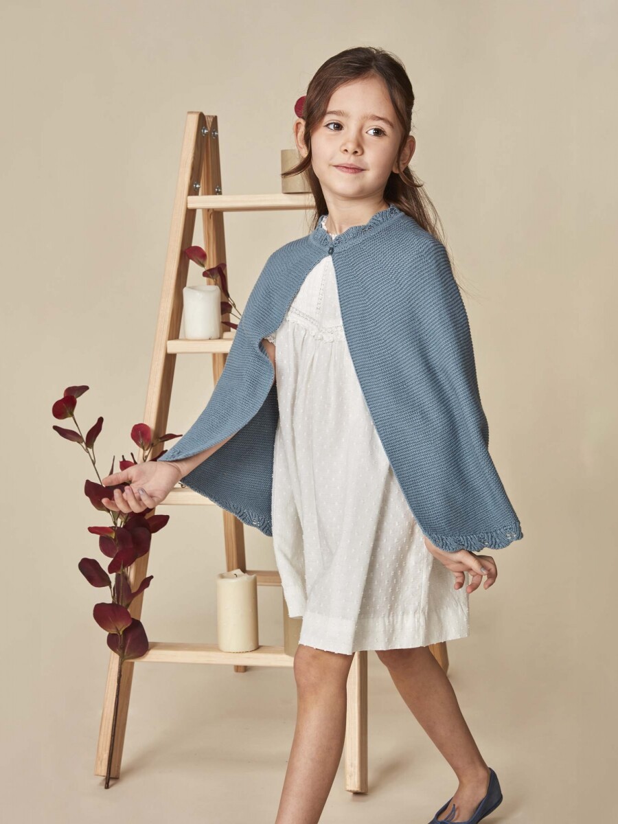 Vestido Con Tiras Bordadas Piedra