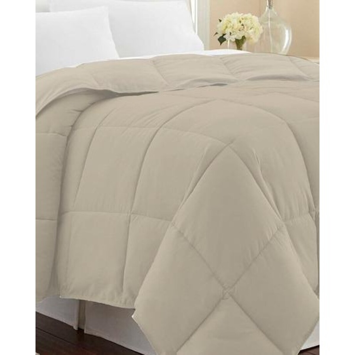 Acolchado de plumas Dohler King Size en microfibra - Liso 