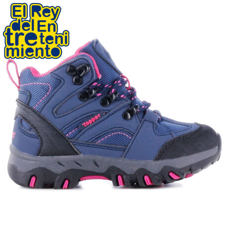 Topper Calzado Bota Casual Unisex Urbano Para Niños Azul