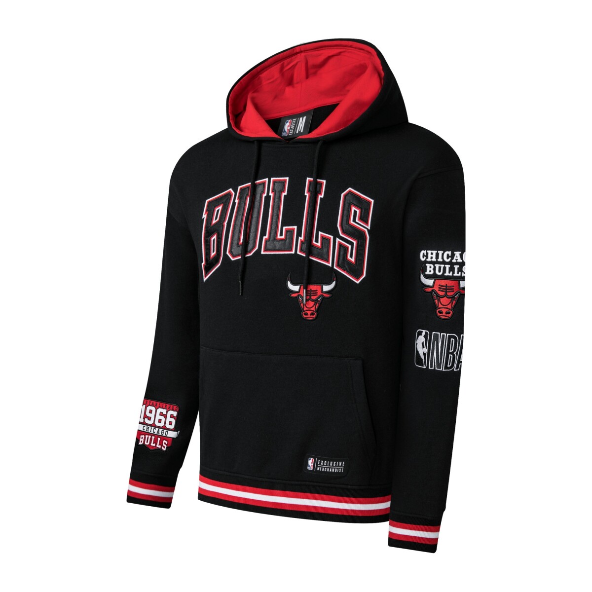 Canguro Nba Hombre Hoodie M Bulls NBAHD523114-BLK1 - S/C 