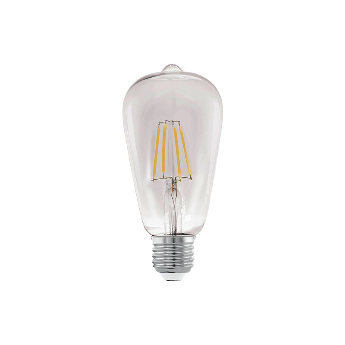 Lámpara LED velón transparente ST64 E27 7W cálida - EG5356 