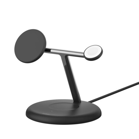Belkin Base magnético de carga inalámbrica 3 en 1 Black Belkin Base magnético de carga inalámbrica 3 en 1 Black