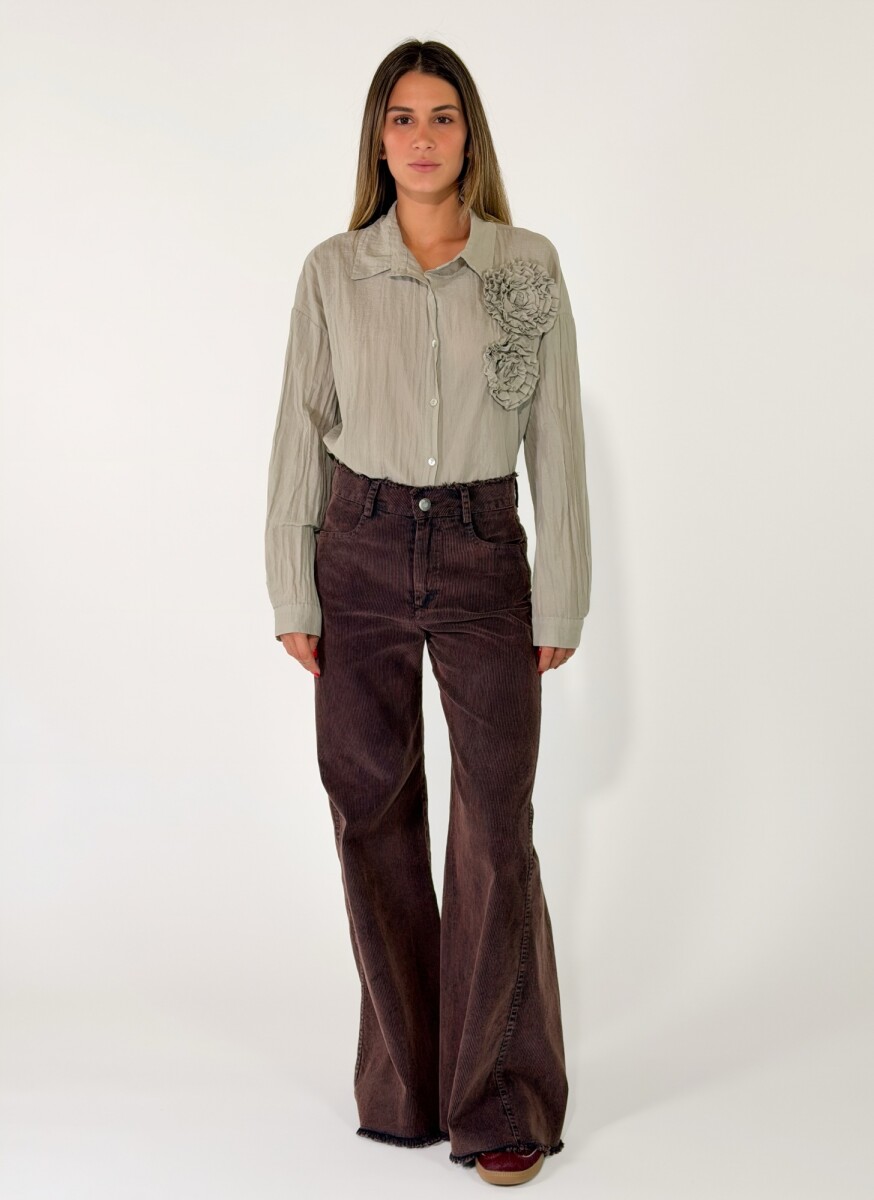 PANTALON PANA LENNON - MARRON ANTIK 