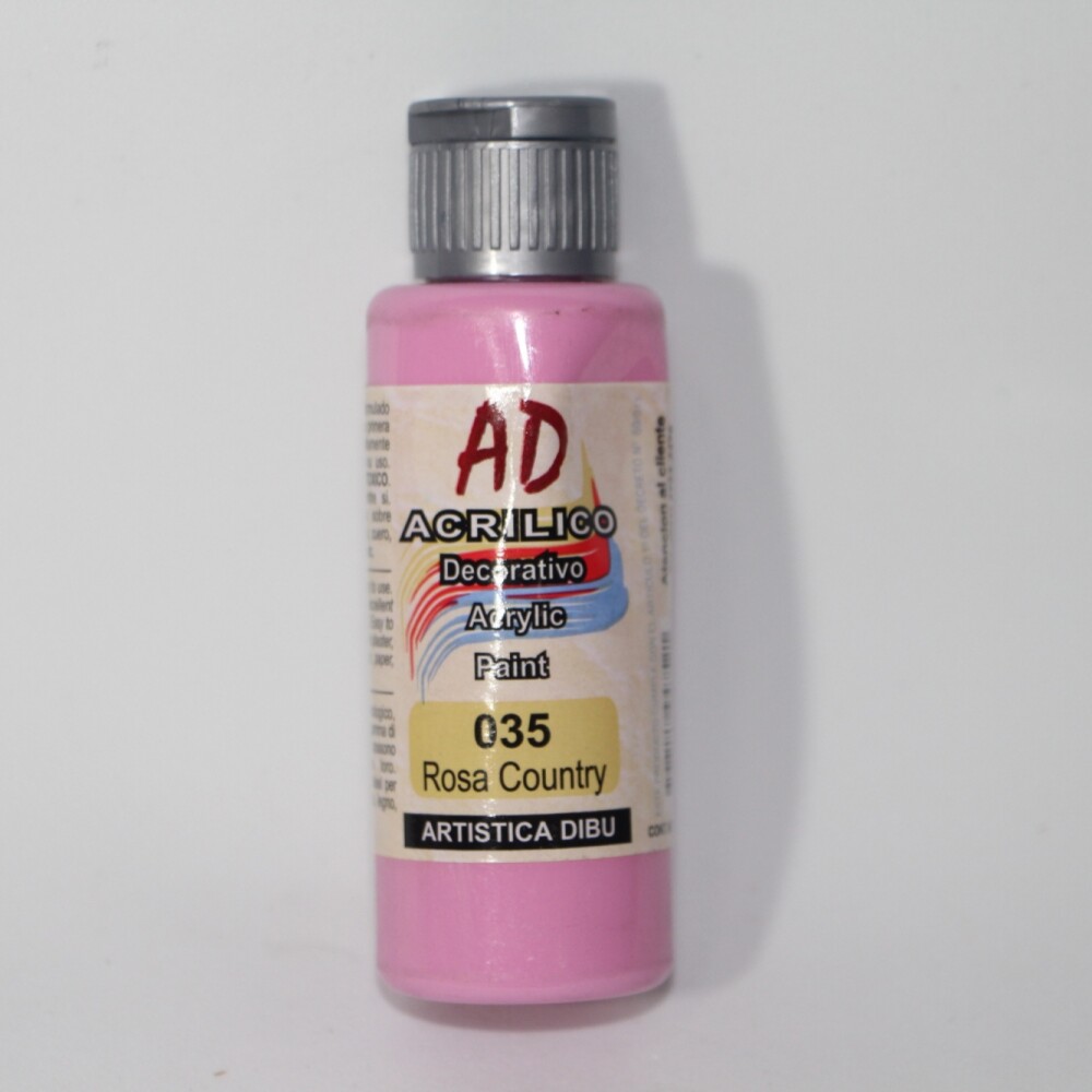 PINTURA ACRILICA ARTISTICA DIBU 60 ML. DIFERENTES COLORES COLOR ROSA COUNTRY 035