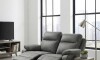 Sillón Recliner Apollo - 2 Cuerpos Marrón Gris
