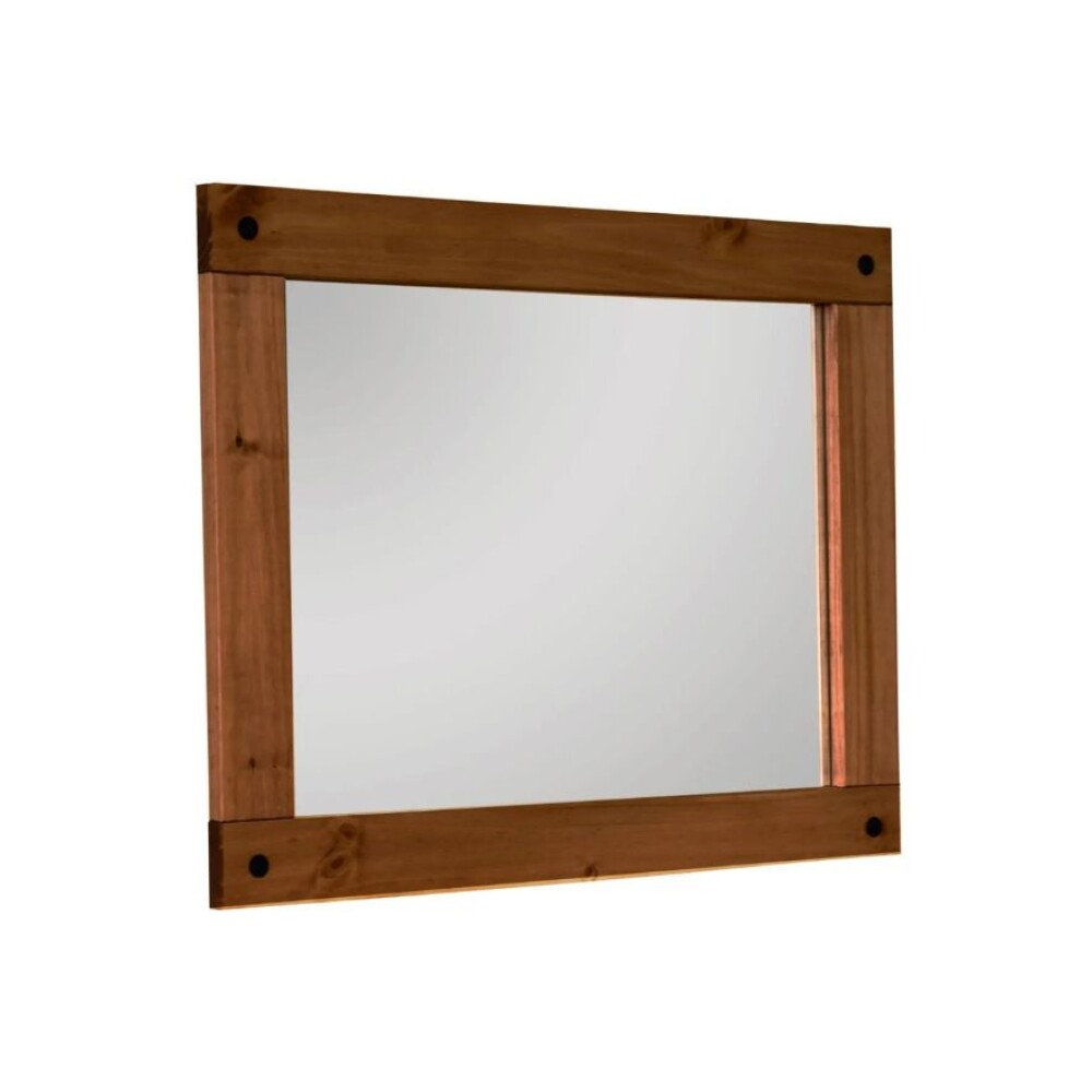 Espejo con marco en madera maciza - Linea mexicana Espejo con marco en madera maciza - Linea mexicana