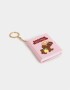 Llavero Silicona Llavero De Libreta Con Arte En Relieve - Rosa Claro