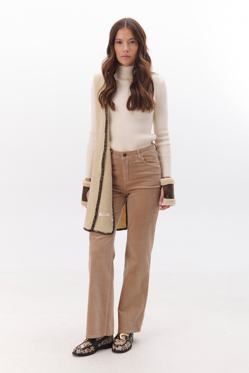 PANTALON PANA BEIGE