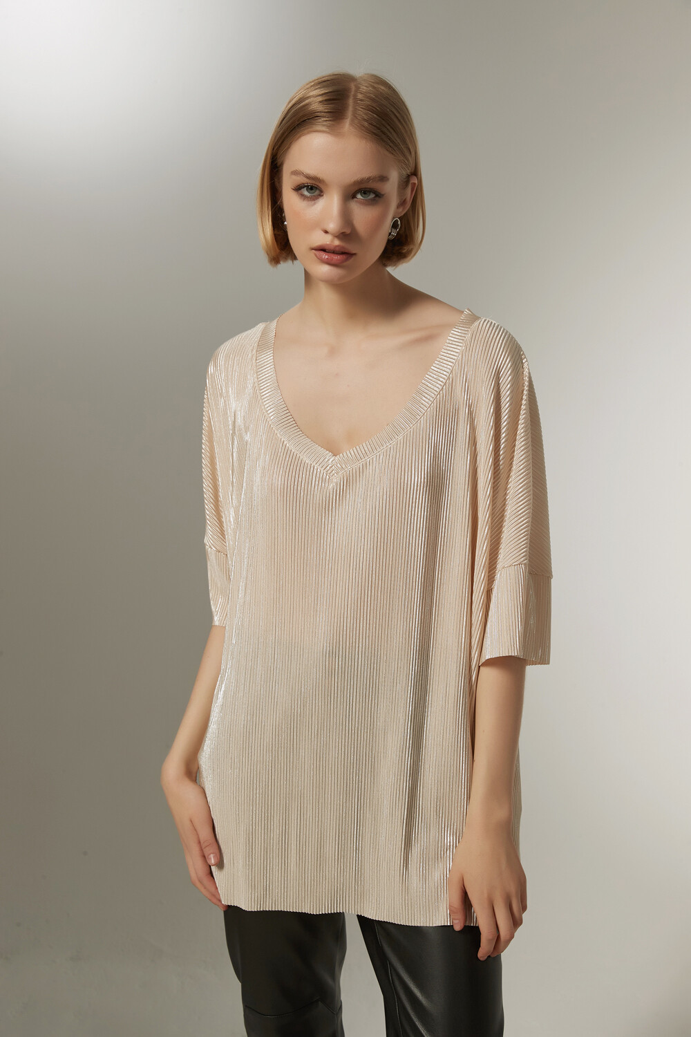 Blusa Calpa Champagne