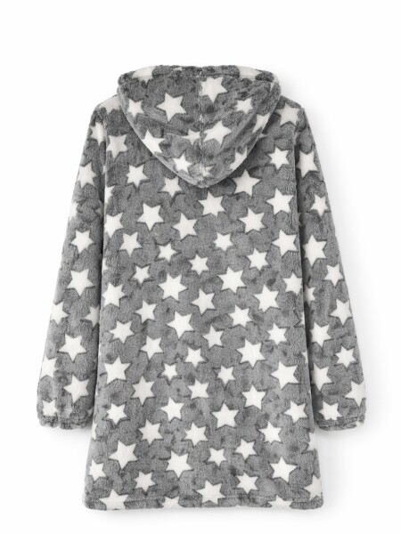 PIJAMA HOODIE ANA GRIS OSCURO