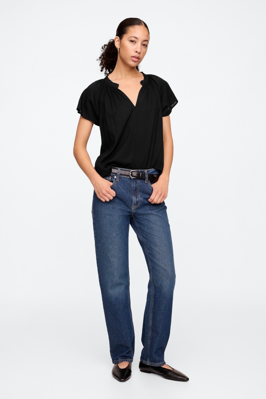 Blusa Manga Corta Mujer Black 1