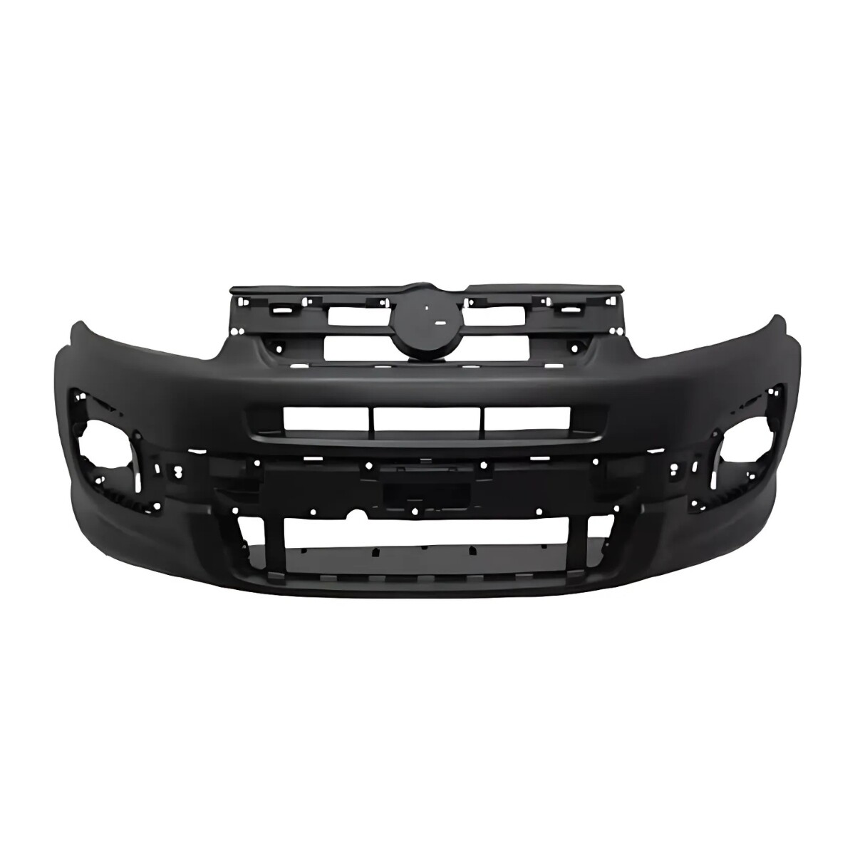 PARAGOLPE DELANTERO NEGRO LISO (CON AGUJERO PARA CAMINEROS) 