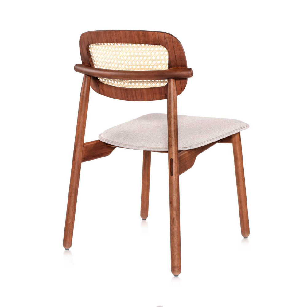 SILLA DE COMEDOR RATTAN-Y-MADERA NATURAL-BEIGE DANIELLE