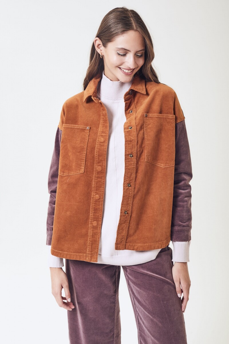 Sobrecamisa Corduroy Color Block - Multi 