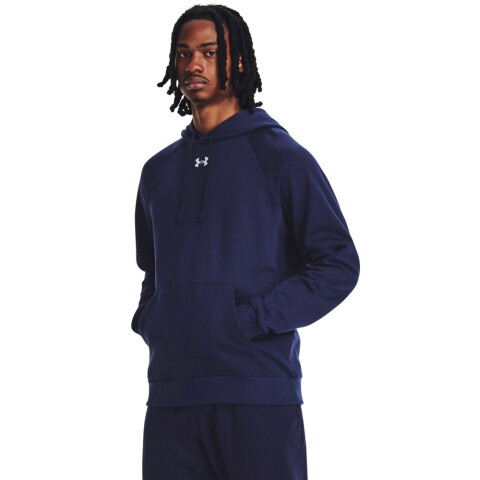 UA Rival Fleece Hoodie-YLW BLU-410