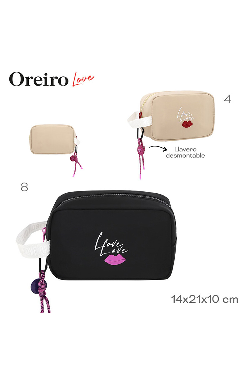 Necessaire Las Oreiro Negro