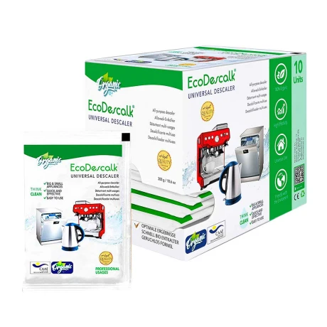 Descalcificador Ecológico 10 Sobres Limpiador Cafeteras Jarras Lavavajillas y Mas 001