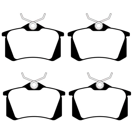 PASTILLAS DE FRENO VOLKSWAGEN TRAS. GOLF III PEUG.405 306 PARTNER SAVEIRO CROSS DURBLOC PASTILLAS DE FRENO VOLKSWAGEN TRAS. GOLF III PEUG.405 306 PARTNER SAVEIRO CROSS DURBLOC