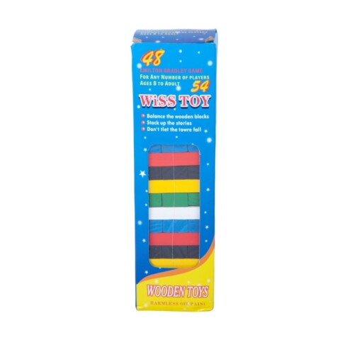 Jenga de colores 22x7cm Jenga De Colores 22x7cm