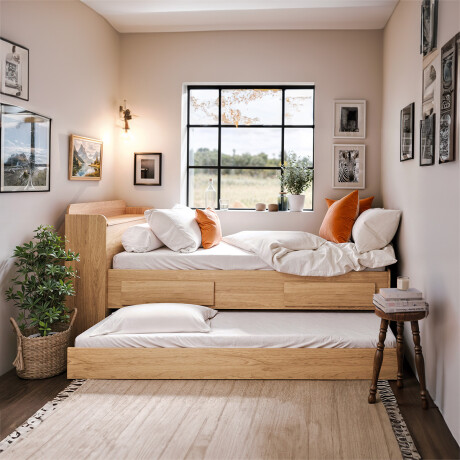 Cama marinera infantil - Onix - Con baúl - 1 Plaza Hanover
