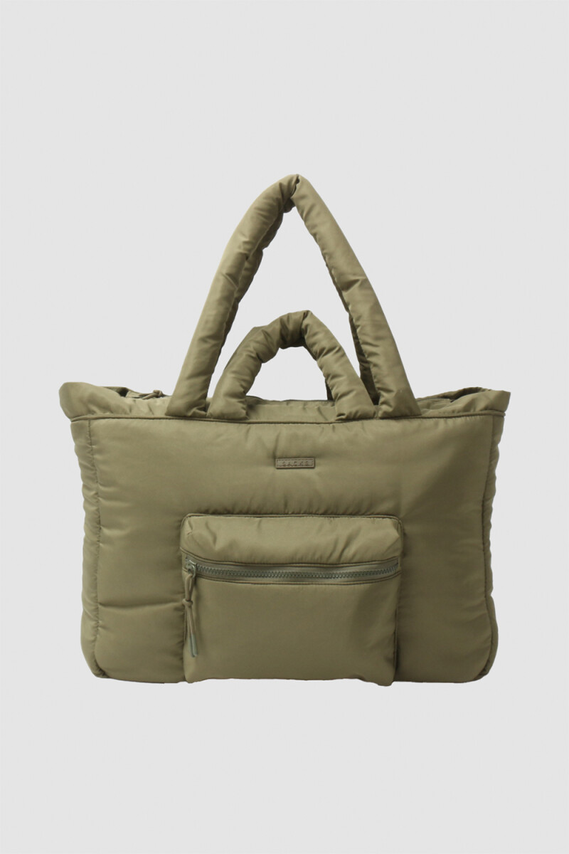 Bolso de mano Verde mili/esmeralda