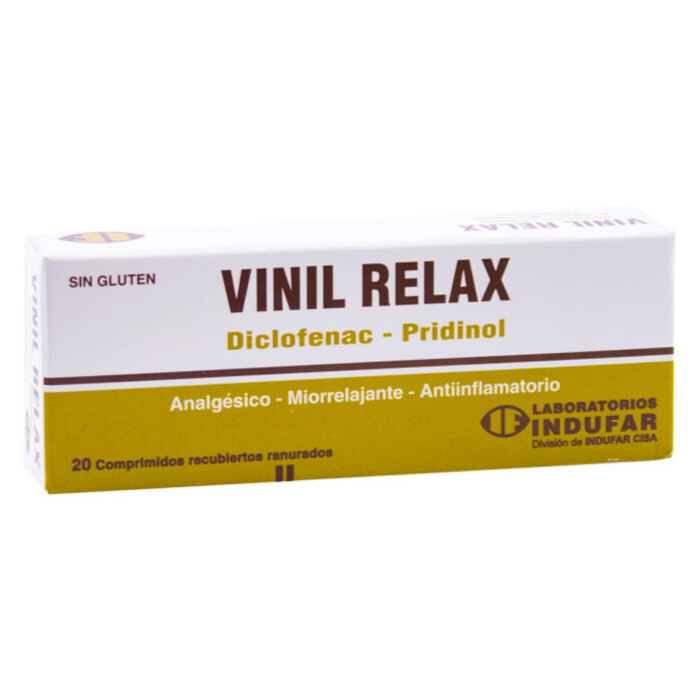 VINIL RELAX CJ X 20 COMPRIMIDOS única