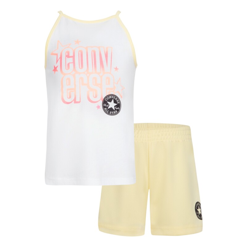 Conjunto All Star Grafhic Set de Niña Amarillo