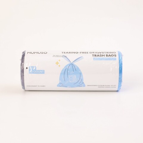 BOLSAS DE BASURA CON CORDÓN (AZULES/60 UNIDADES) BOLSAS DE BASURA CON CORDÓN (AZULES/60 UNIDADES)